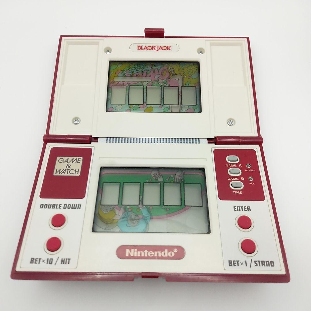 【動作品】任天堂 ゲーム&ウォッチ ブラックジャック GAME&WATCH