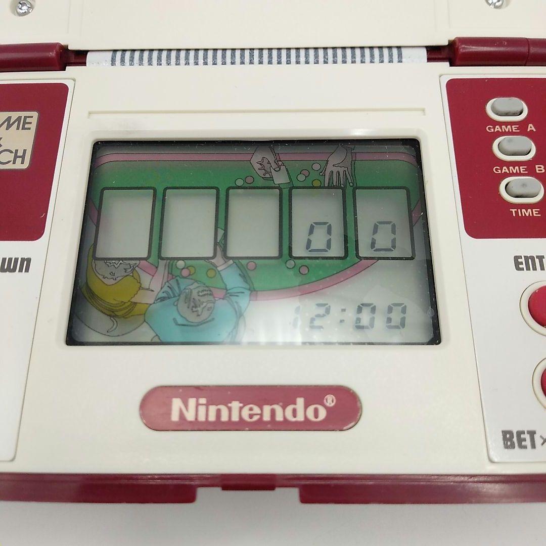 【動作品】任天堂 ゲーム&ウォッチ ブラックジャック GAME&WATCH