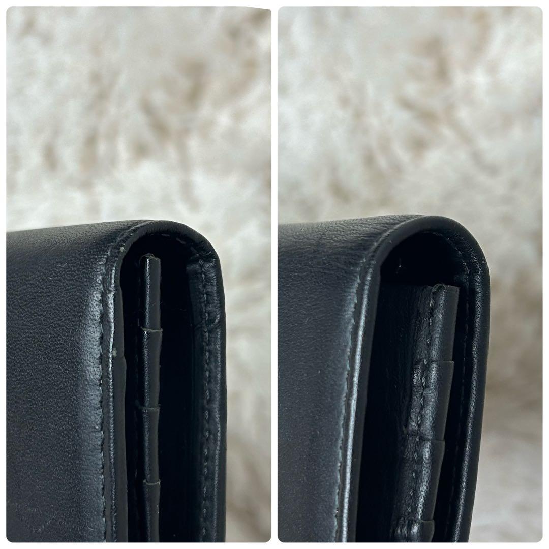 Jean Paul Gaultier 二つ折り 長財布 青龍 ドラゴン 本革 黒