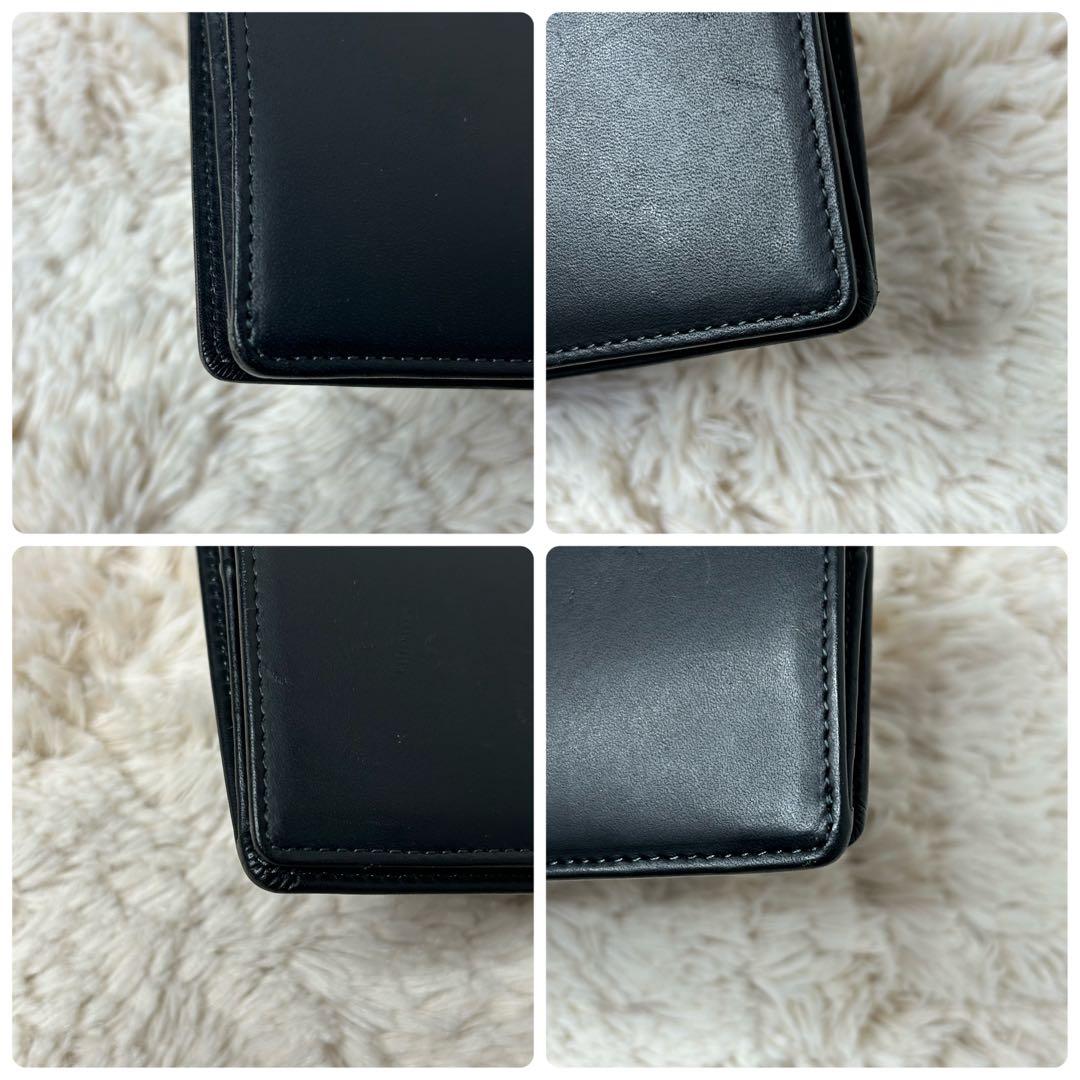 Jean Paul Gaultier 二つ折り 長財布 青龍 ドラゴン 本革 黒