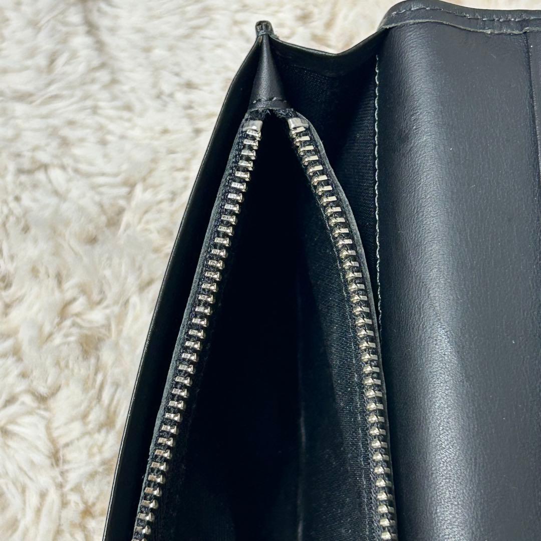 Jean Paul Gaultier 二つ折り 長財布 青龍 ドラゴン 本革 黒