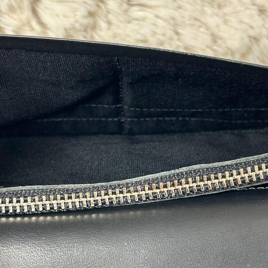 Jean Paul Gaultier 二つ折り 長財布 青龍 ドラゴン 本革 黒