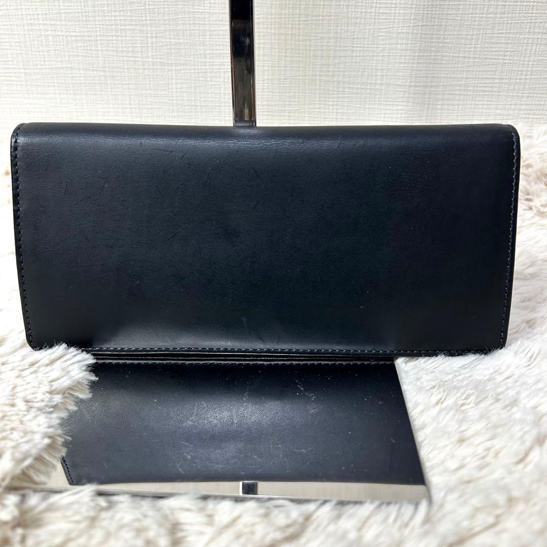 Jean Paul Gaultier 二つ折り 長財布 青龍 ドラゴン 本革 黒