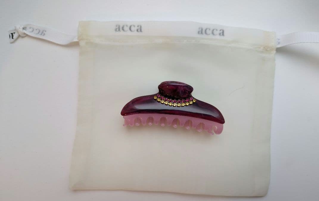 ACCA ダブルコラーナ　ピンク Mサイズクリップ