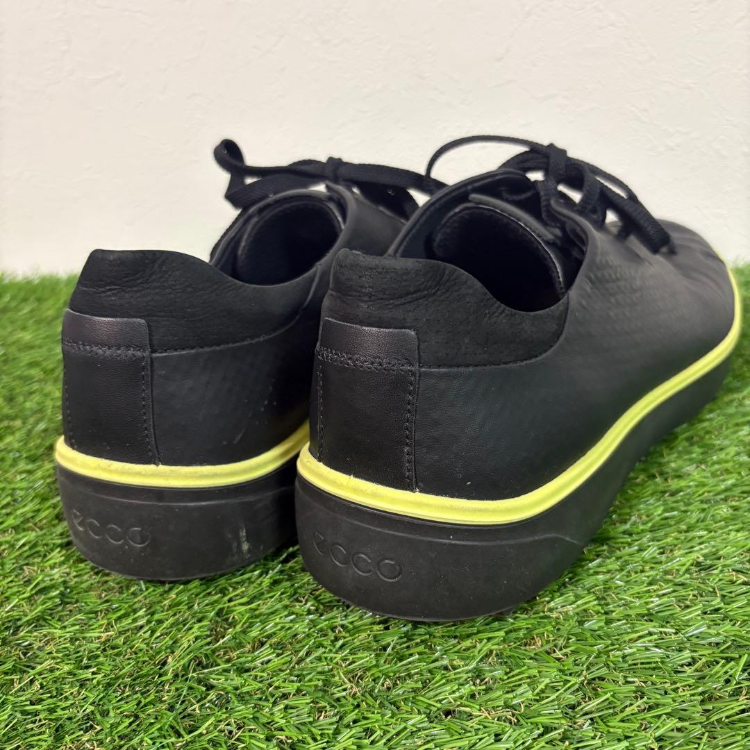 【ECCO GOLF】スパイクレスゴルフシューズ　ブラック　FLUIDFORM