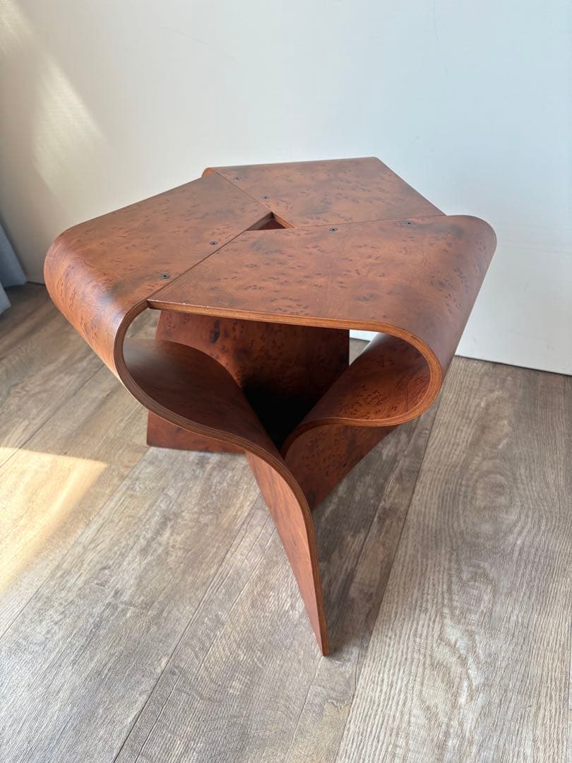 天童木工　マッシュルームスツール　バーズアイ