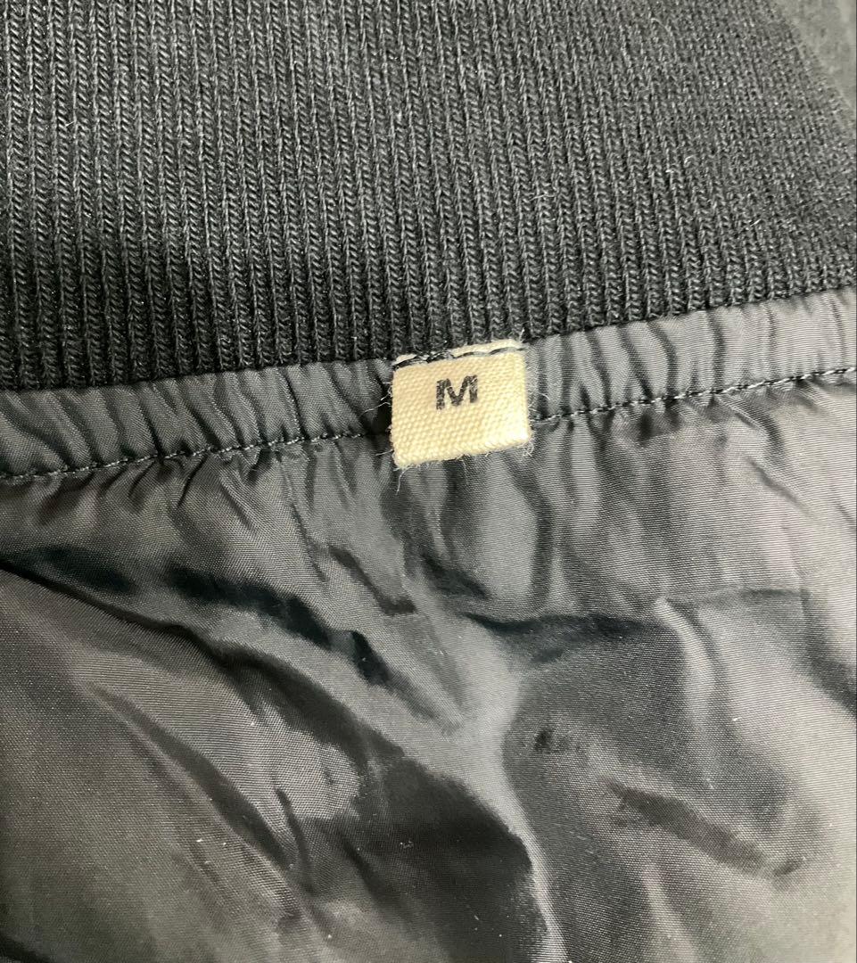 MUJI Labo MA-1ブルゾン ブラック サイズM