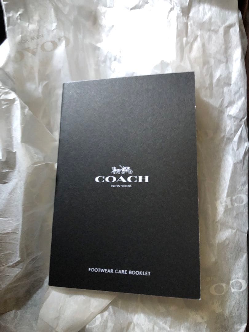 新品　coach デニム　エスパドリーユ　フラットシューズ　サイズ38