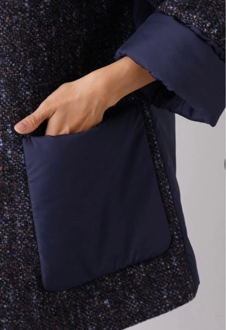 【美品】レリアン Leilian ツイード切替ショートコート