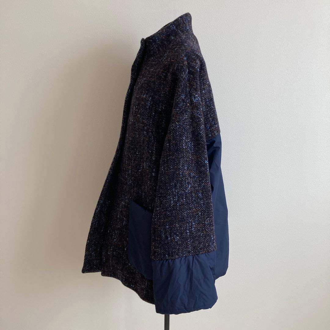 【美品】レリアン Leilian ツイード切替ショートコート