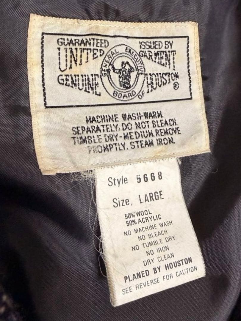 90s USA製 HOUSTON Ombre Check CPO Jacket