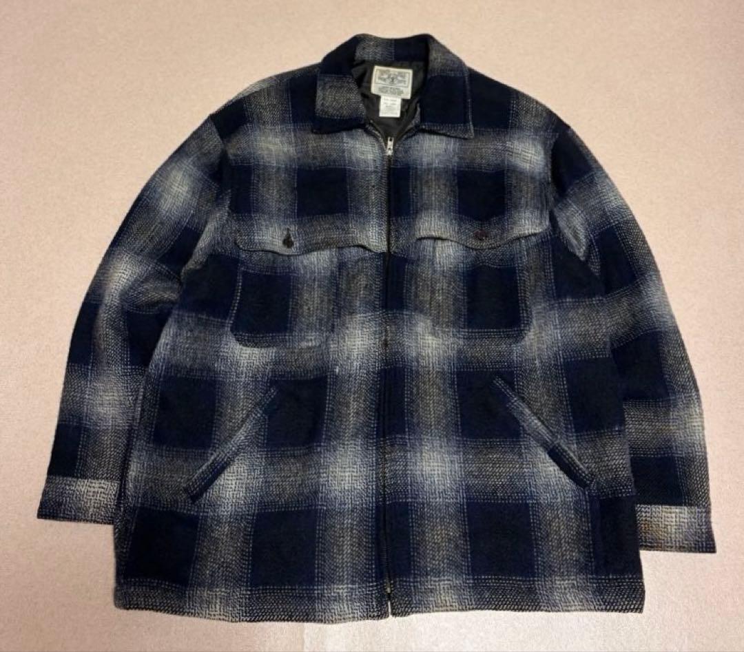 90s USA製 HOUSTON Ombre Check CPO Jacket