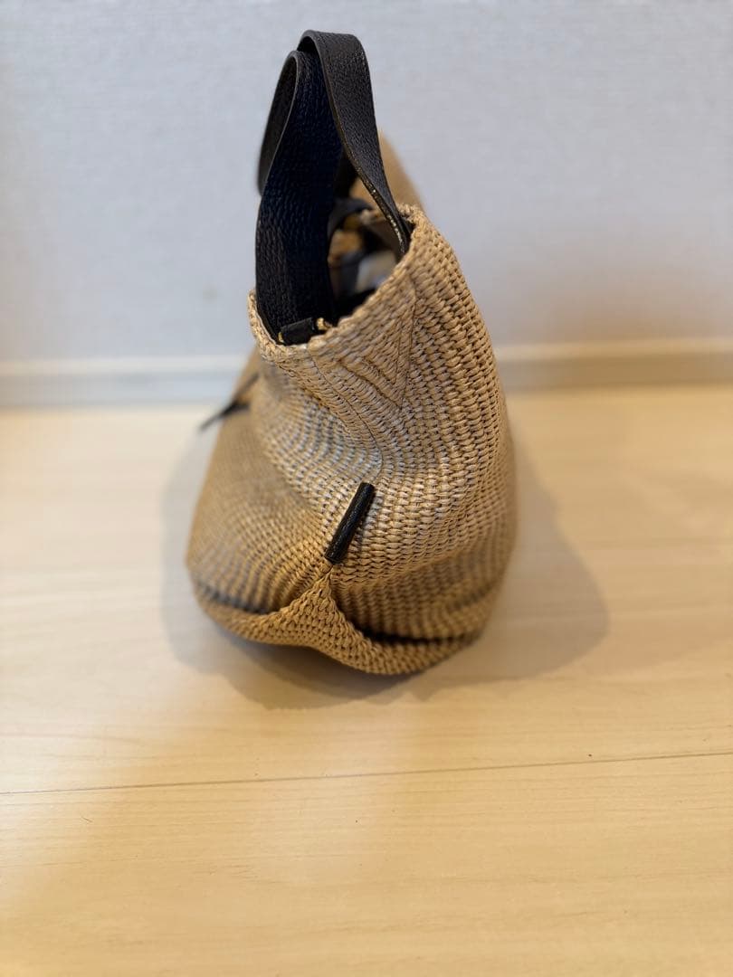 【値下げ！】VIOLAd’OROイタリアンラフィアシート2WAY トートバッグ