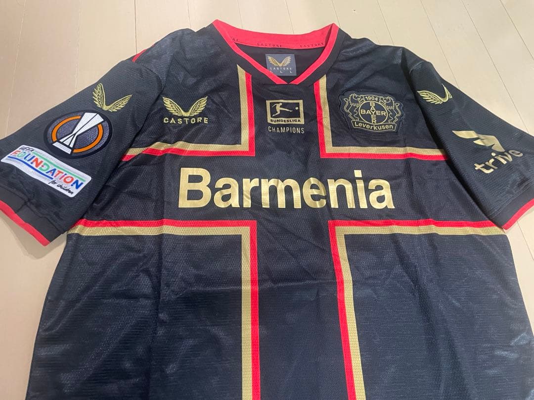 新品ユニフォーム レバークーゼン ヴィルツ 23/24 無敗優勝 限定 レア　L