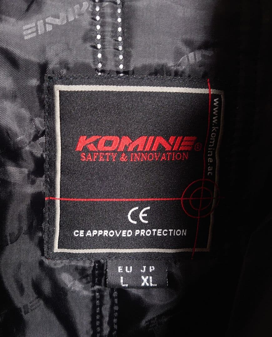 コミネ モトファンゴ プロテクトウインターパーカ メンズXL