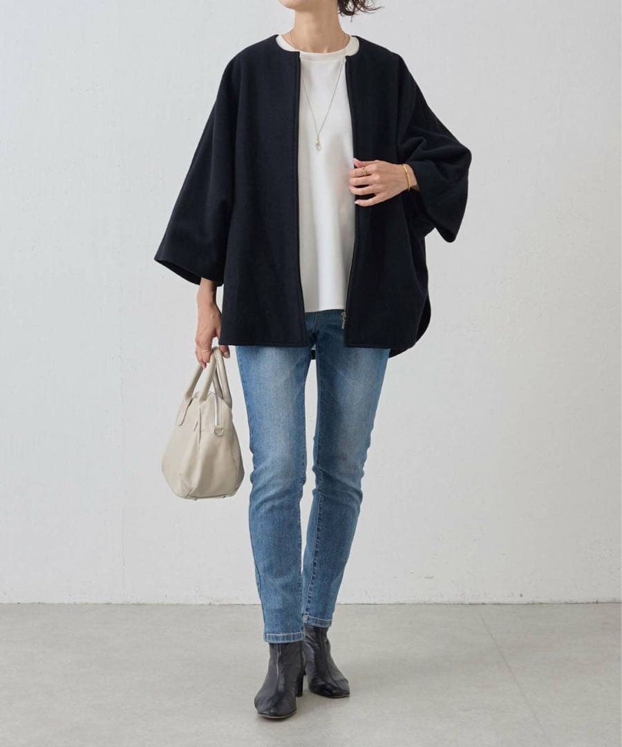 (中古)ビアズリー ウルーポンチョコート