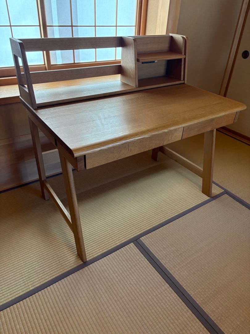 美品　飛騨産業　デスク&ブックシェルフ