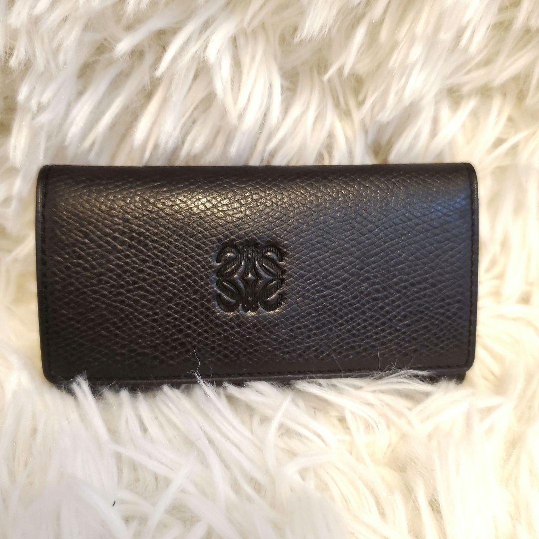⭐極美品⭐LOEWE　アナグラム　6連　キーケース　ブラック