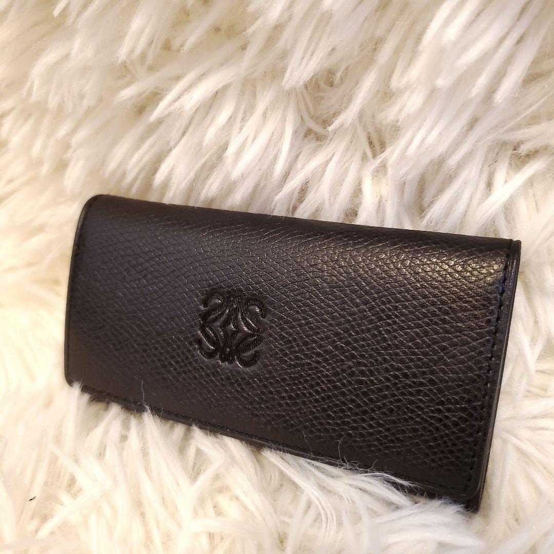 ⭐極美品⭐LOEWE　アナグラム　6連　キーケース　ブラック