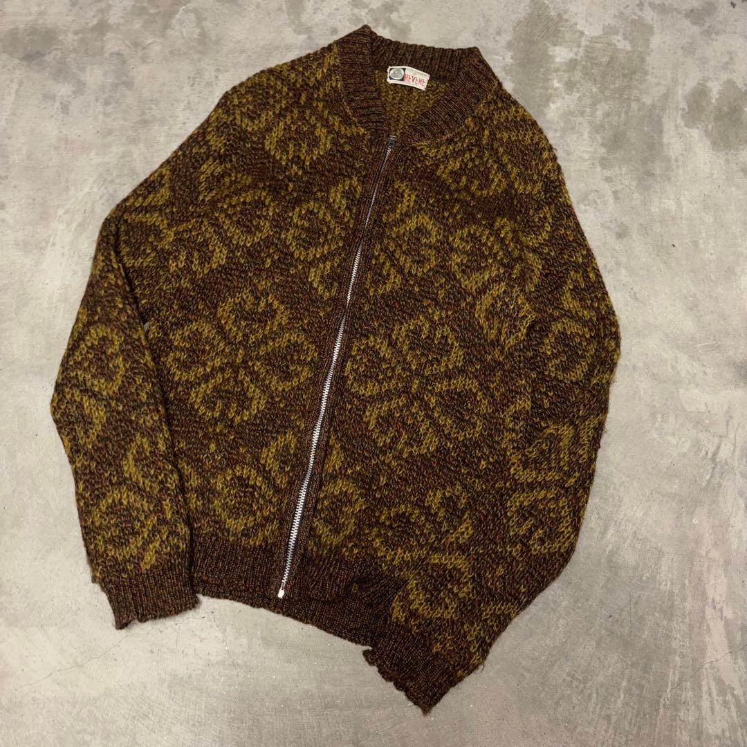 トップス 60s Wool Zip Cardigan < REVERE >
