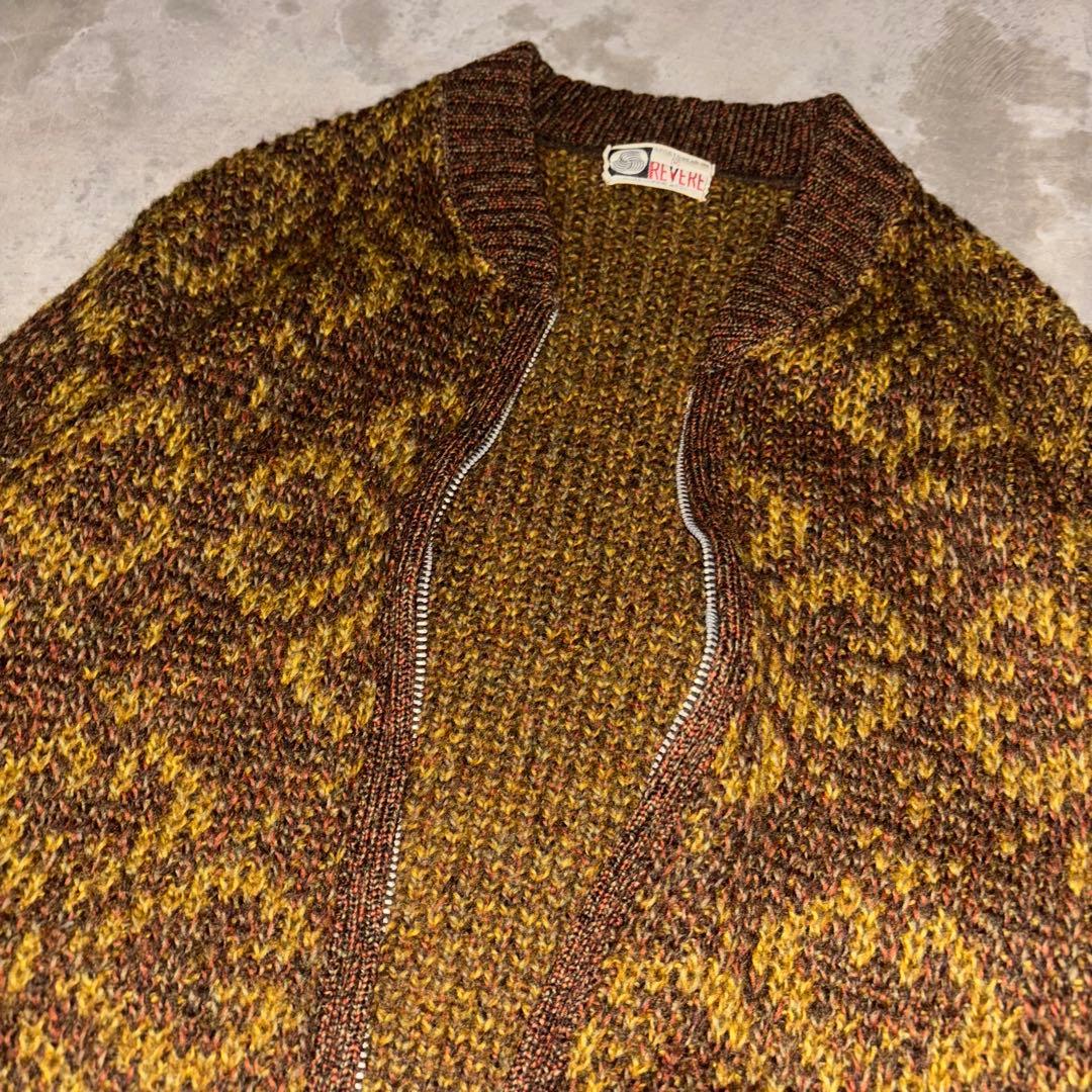 トップス 60s Wool Zip Cardigan < REVERE >