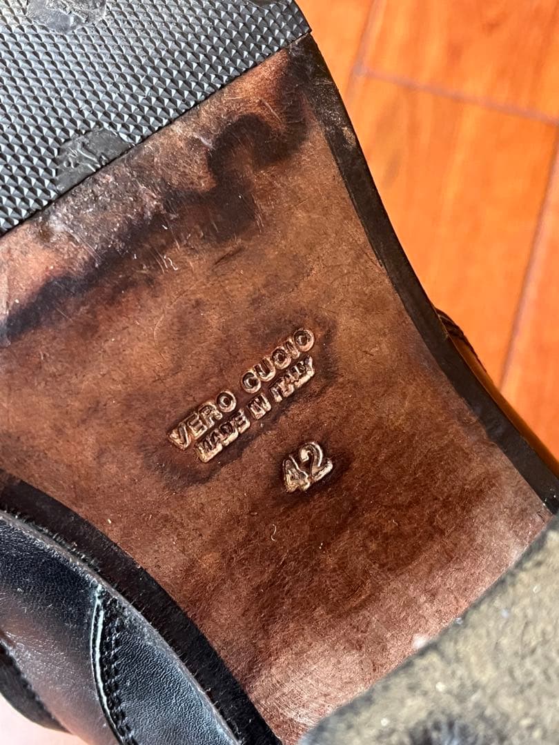 初期around the shoes YSL ジョニー木型同型 ヒールブーツ