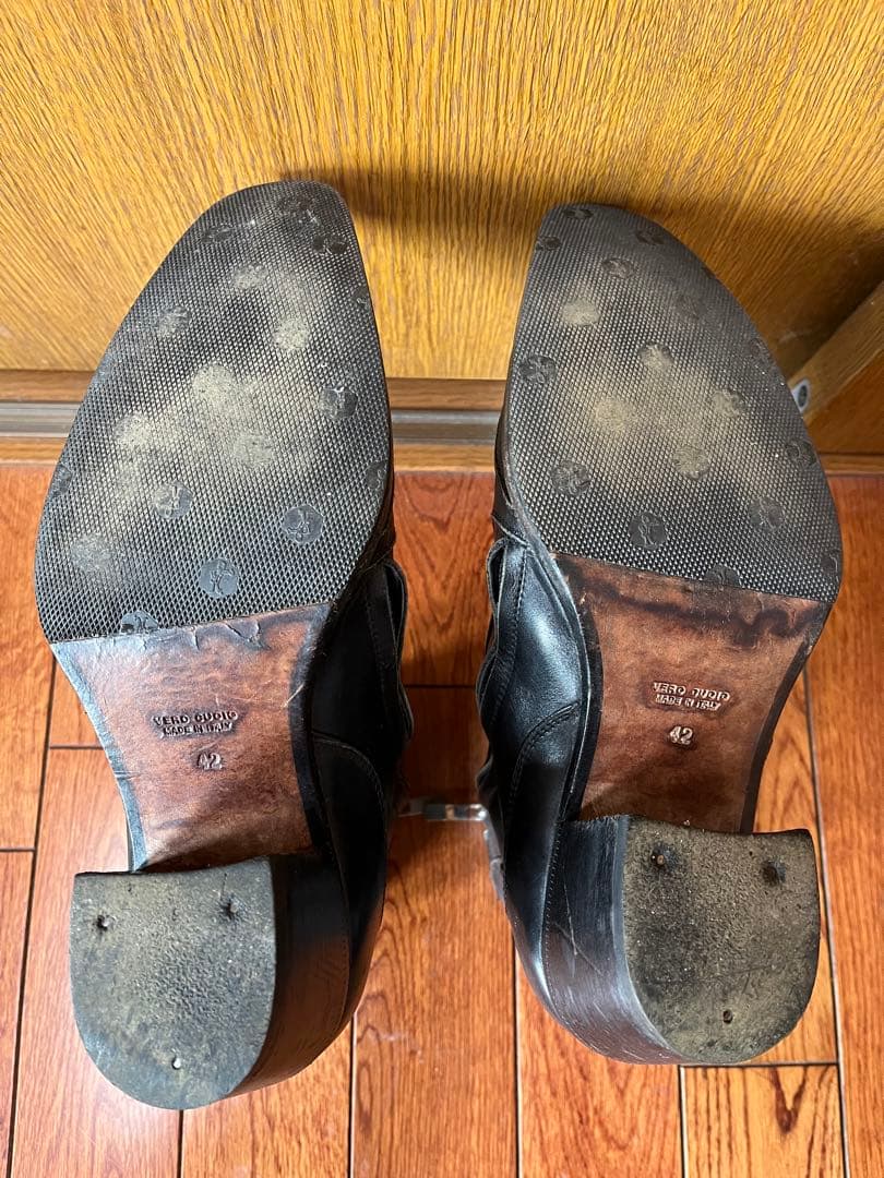 初期around the shoes YSL ジョニー木型同型 ヒールブーツ