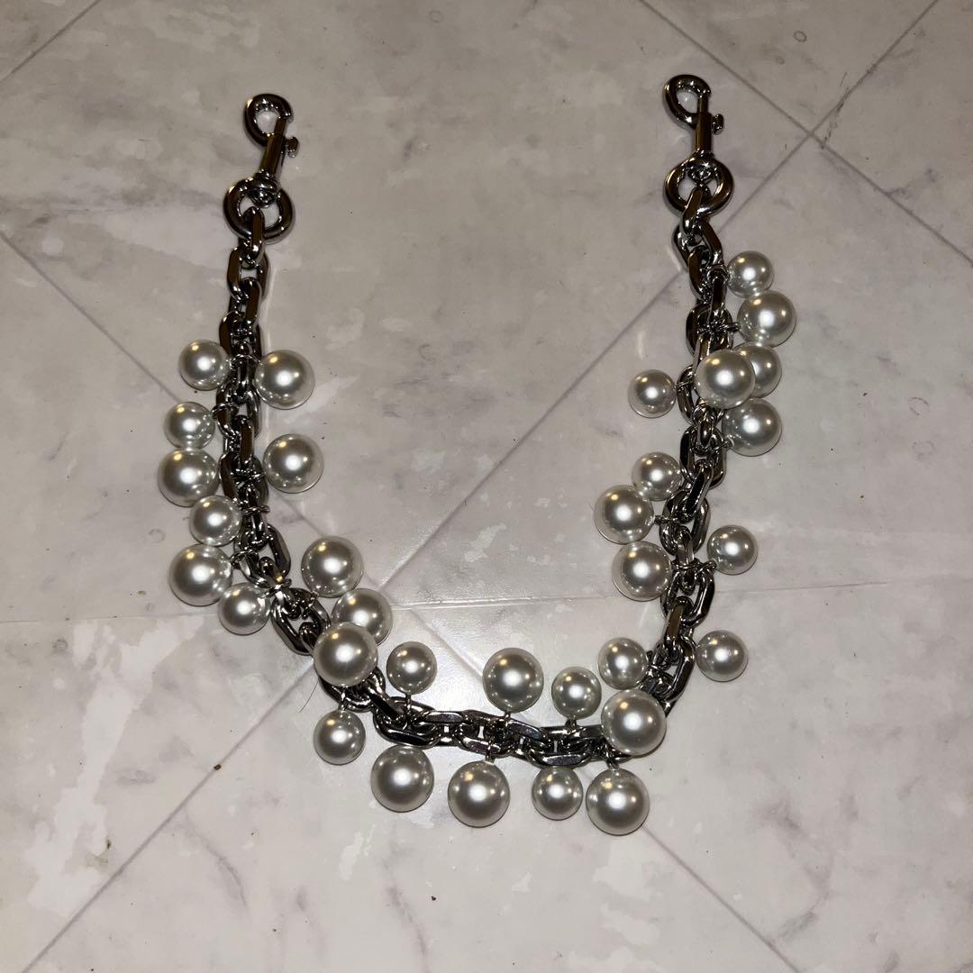 MARC JACOBS ショルダーストラップ　パール　箱付き