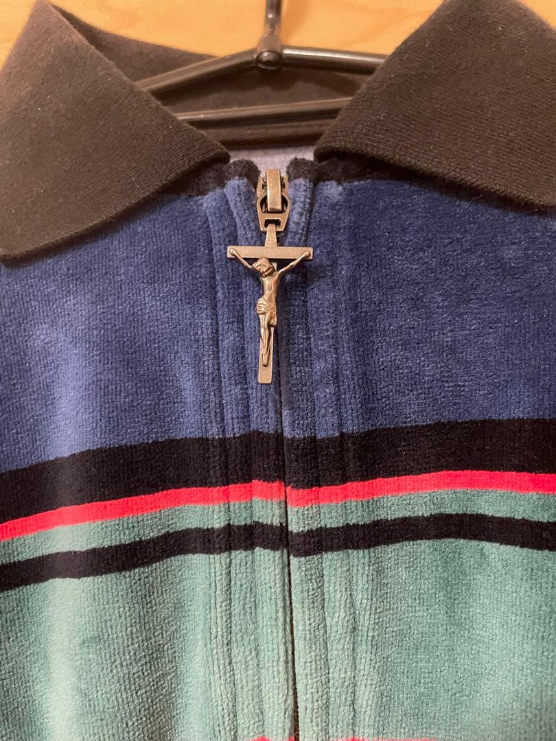 FUCKING AWESOME ハーフジップ トレーナー　ベロア