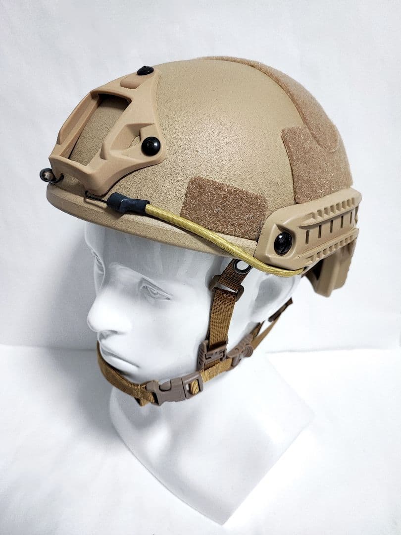 NIJ IIIA レベル3A Fast型 防弾ヘルメット TAN 新品未使用