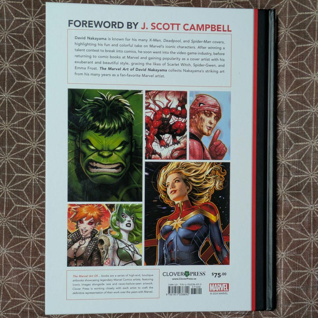 【新品】The Marvel Art of David Nakayama