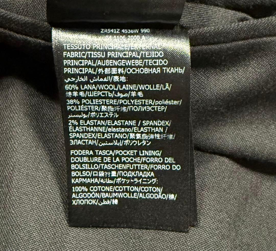 incotex インコテックス秋冬ウール 黒 48 pt torino ブラック