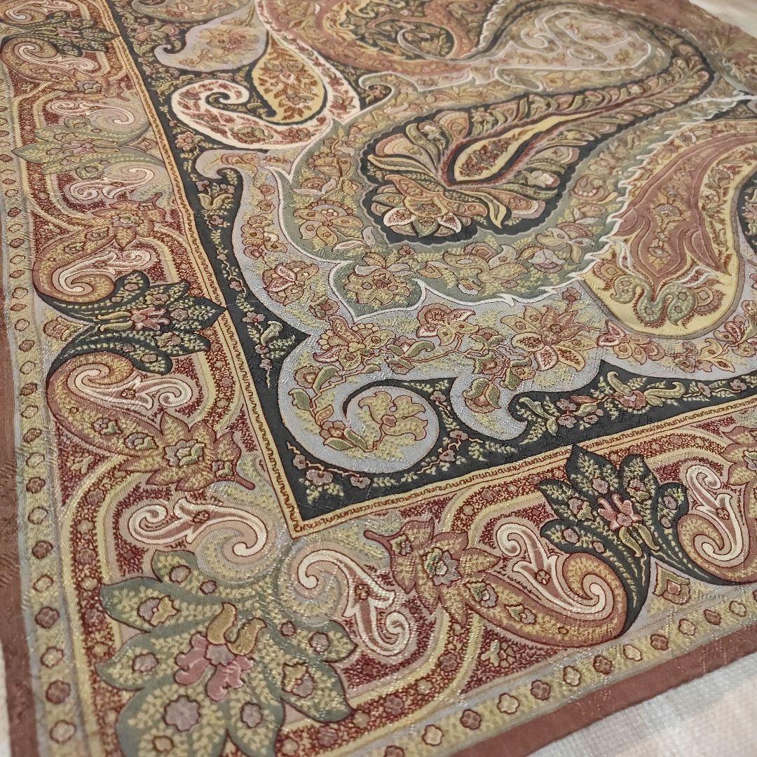 ETRO ペイズリー柄シルク・ウール大判ストール ・ショール☆130cm