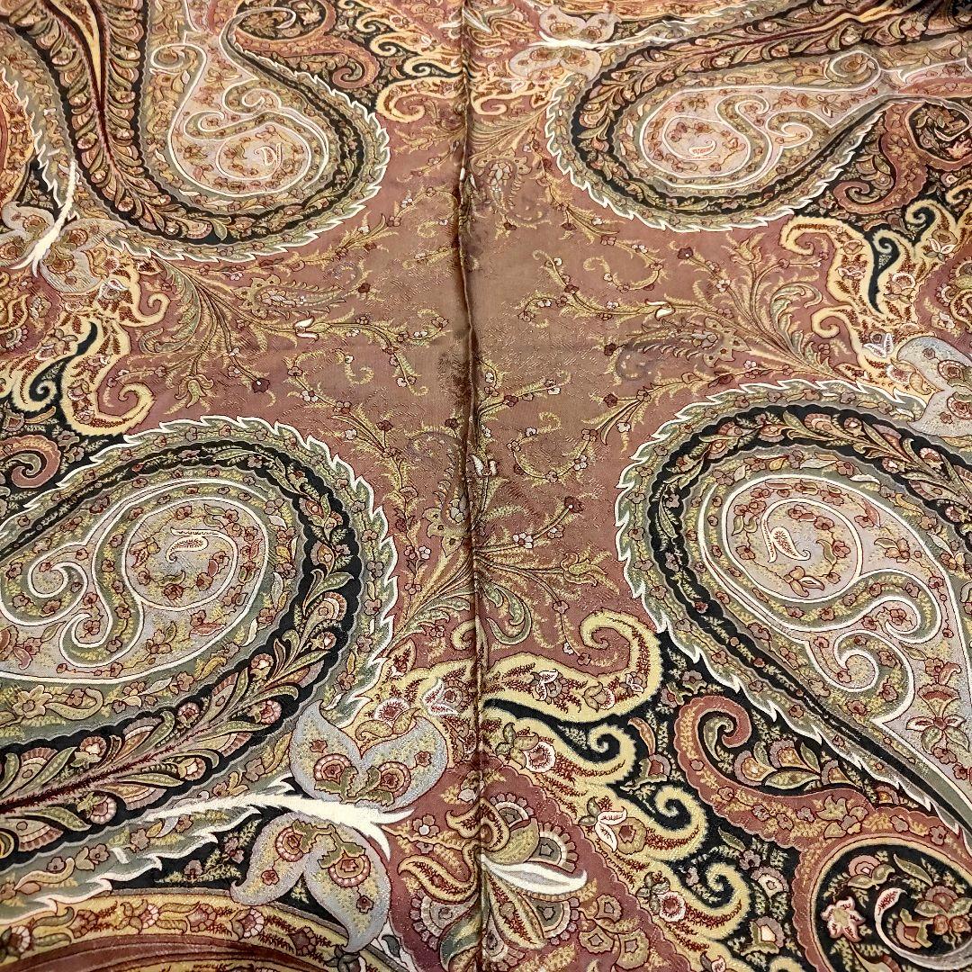 ETRO ペイズリー柄シルク・ウール大判ストール ・ショール☆130cm