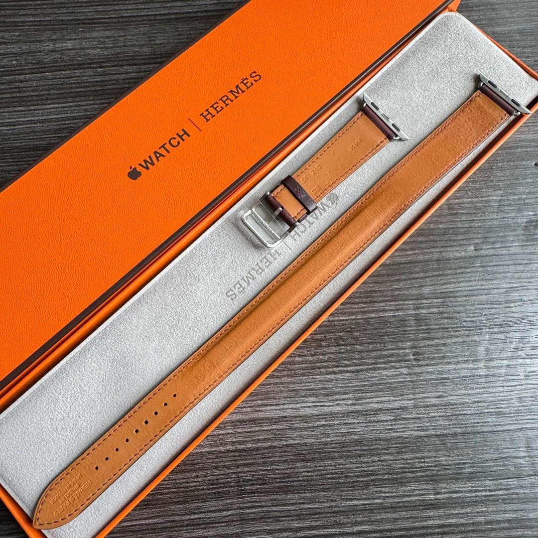 2596 ほぼ未使用　Apple Watch エルメス　ボルドードゥブルトゥール