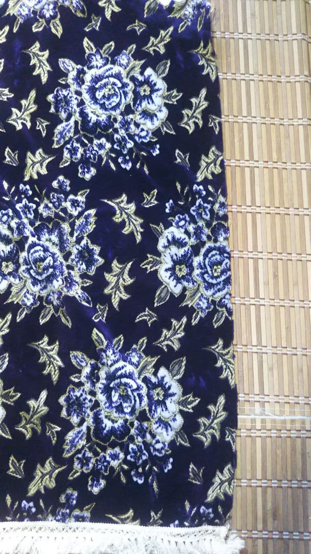 金華山 マドンナネイビー ３点式大型用 センターカーテン レトロ デコトラ