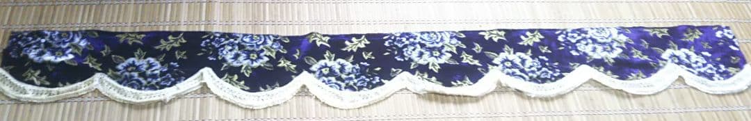 金華山 マドンナネイビー ３点式大型用 センターカーテン レトロ デコトラ