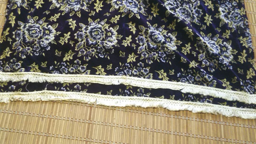 金華山 マドンナネイビー ３点式大型用 センターカーテン レトロ デコトラ