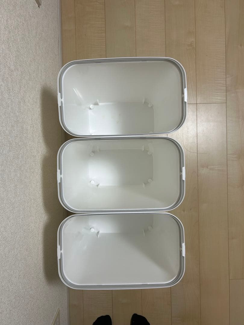 ニトリ　ゴミ箱　キャスター付きラック　全てセットです