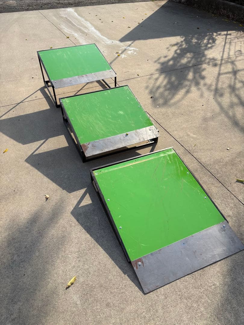 スケートボード 3分割ジャンプ台 キッカー セクション