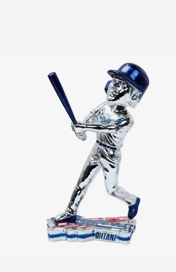 【大谷翔平】特大(12インチ)シルバーメタル調ボブルヘッド ！新品、225個限定