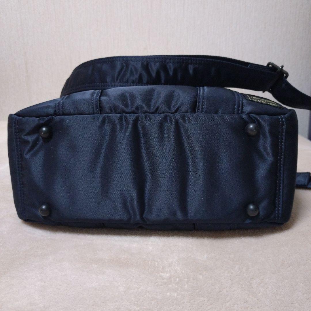【美品】PORTERポーター TANKER ボストンバッグ アイアンブルー