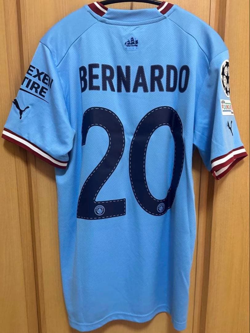 【極希少】22/23 マンチェスターシティ　ベルナルド•シウバ　CLユニホーム