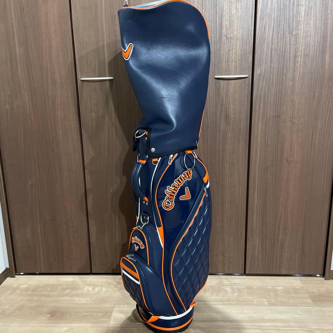 Callaway　キャディーバッグ　ネイビー/オレンジ