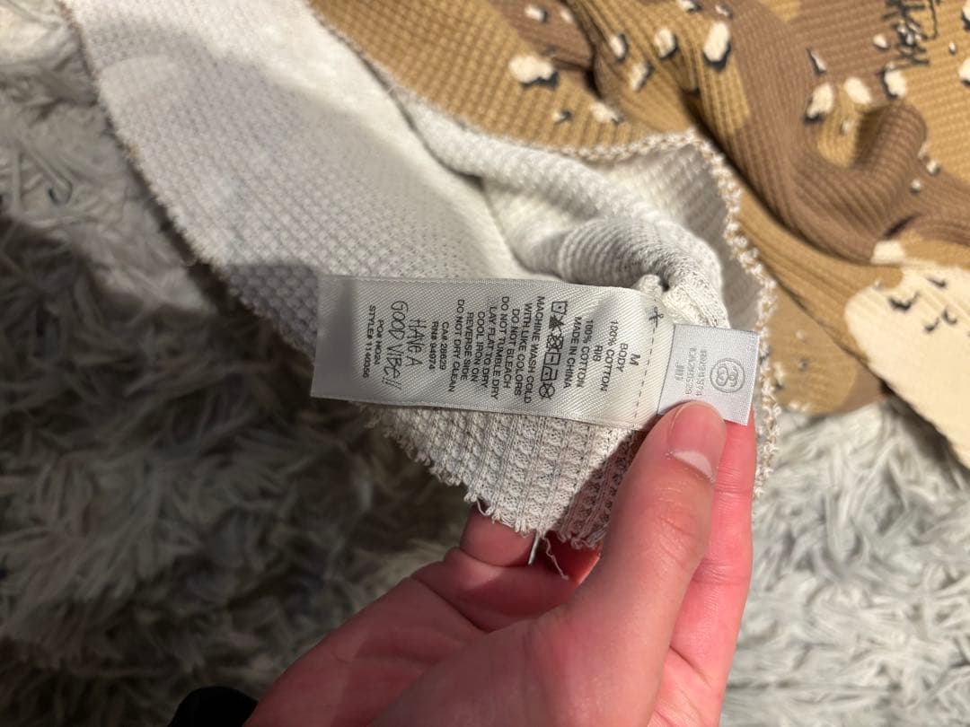 25ss stussy BASIC STÜSSY THERMAL