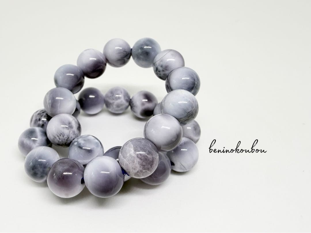 一点物✨希少パープルラリマー｜深い癒しと直感を導く7mmブレス