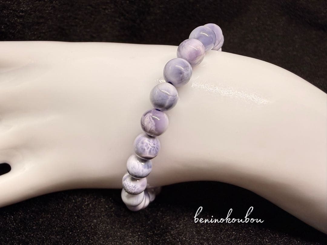 一点物✨希少パープルラリマー｜深い癒しと直感を導く7mmブレス