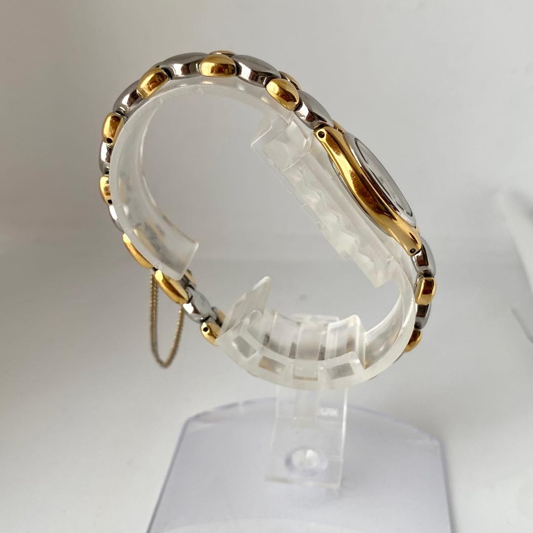 新品電池　SEIKO エクセリーヌ　腕時計　オーバル　コンビカラー