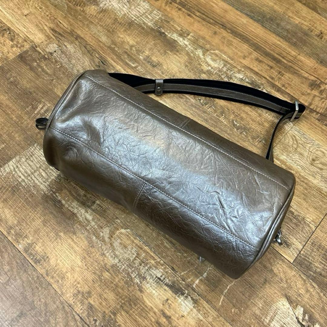 aniary アニアリ ドラム ショルダーバッグ 牛革 レザー