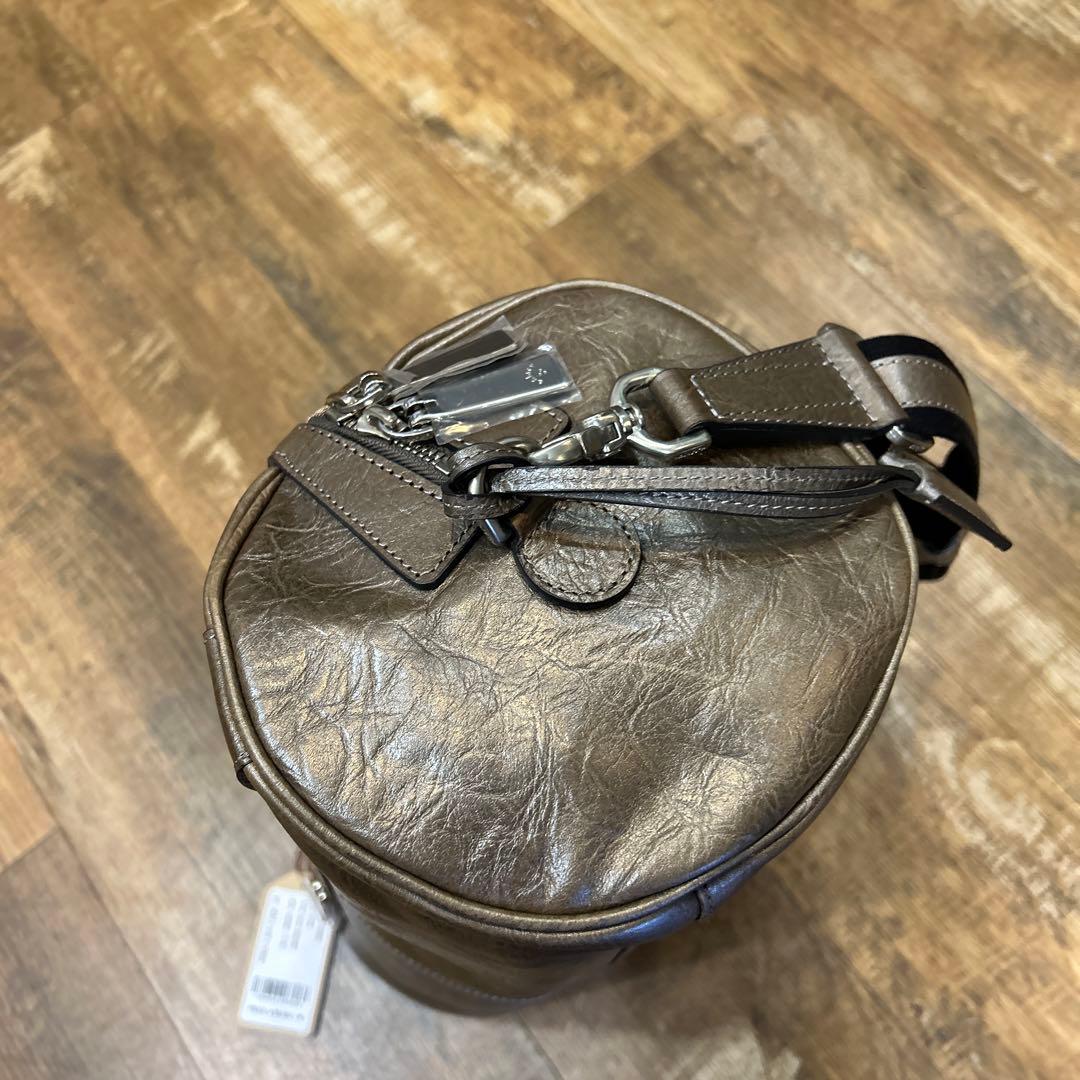 aniary アニアリ ドラム ショルダーバッグ 牛革 レザー